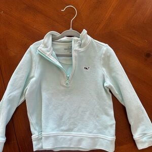Vineyard Vines Kids Light Blue Quaterzip